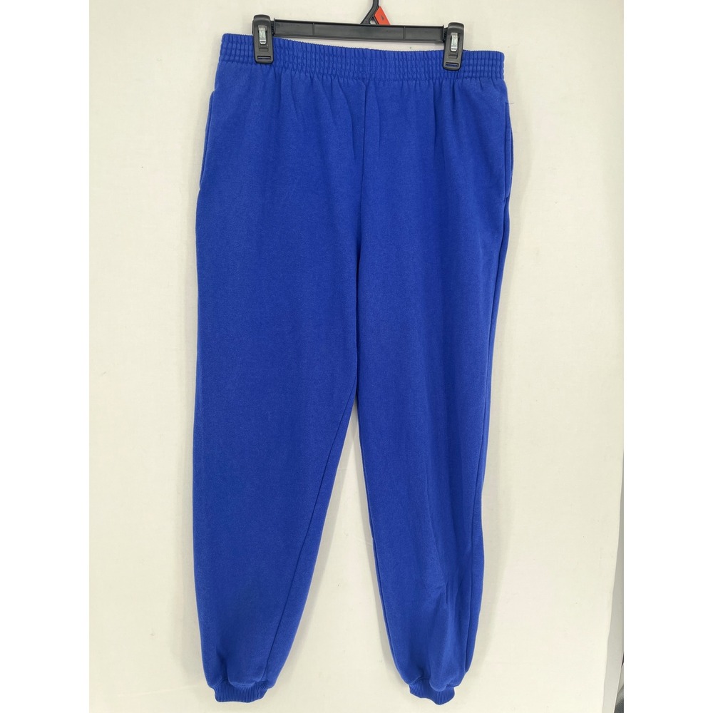 Pacer Sweatpants Mens Medium Elastic Waist Joggers Royal Blue RN 13711